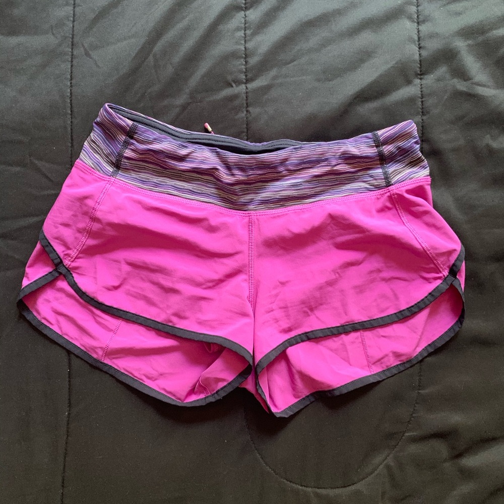 LULULEMON VIOLET SPEED SHORTS